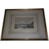 Engraving: ‘View of Geneva from Les Pâquis’ by Moinat SA – Antiques and decorative items – Engravings, lithographs