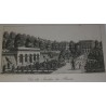 Engraving: ‘View of the Jardin des Plantes’, by Moinat SA – Antiques and decorative items – Engravings, lithographs