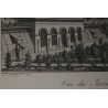 Engraving: ‘View of the Jardin des Plantes’, by Moinat SA – Antiques and decorative items – Engravings, lithographs