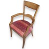 Fauteuil modèle Orphey, teinte Youna et rouge