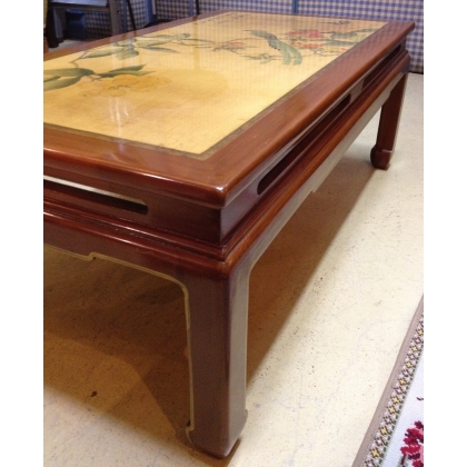  Table basse chinoise en laque, dessus sur  Moinat SA  - Antiquités décoration