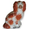 Staffordshire porcelain dog at  Moinat SA  - Antiques and home décor