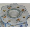 White and blue inkwell, made of earthenware, marked ‘Moinat SA’ – Antiques and home décor