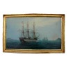 Paintings | Painting entitled ‘Bateau’, signed DUBREUIL. Moinat SA  – Antiques and home décor