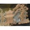 'Temple' bas-relief, made of cork, by Moinat SA – Antiques and home décor