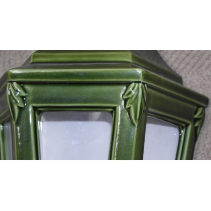  Lanterne Applique en céramique verte sur  Moinat SA  - Antiquités décoration