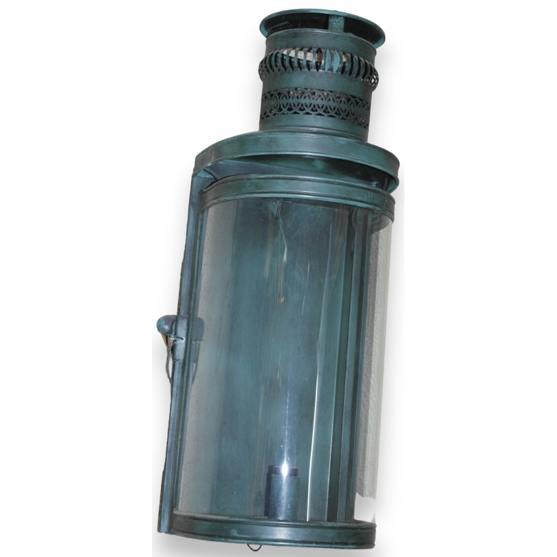  Lanterne Applique en laiton vert à sur  Moinat SA  - Antiquités décoration