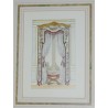 Reproduction engraving of ‘Chelsea curtains’ by Moinat SA – Antiques and decorative items – Engravings, lithographs