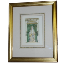 Gravure reproduction "Chelsea curtains"