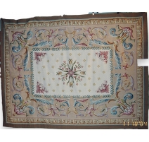 Tapis Aubusson style Louis XVI, dessin