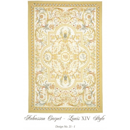  Tapis Aubusson style Louis XIV, dessin sur  Moinat SA  - Antiquités décoration