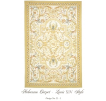 Carpet Aubusson style of Louis XIV, drawing