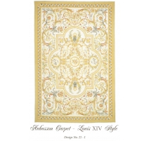 Tapis Aubusson style Louis XIV, dessin