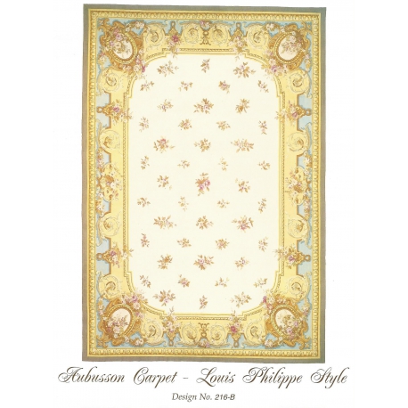  Tapis Aubusson style Louis Philippe, sur  Moinat SA  - Antiquités décoration