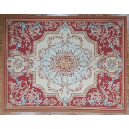  Tapis Aubusson style Louis XVI, dessin sur  Moinat SA  - Antiquités décoration