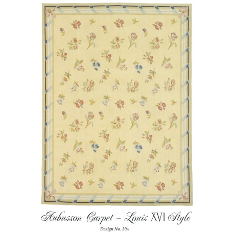  Tapis Aubusson style Louis XVI, dessin sur  Moinat SA  - Antiquités décoration