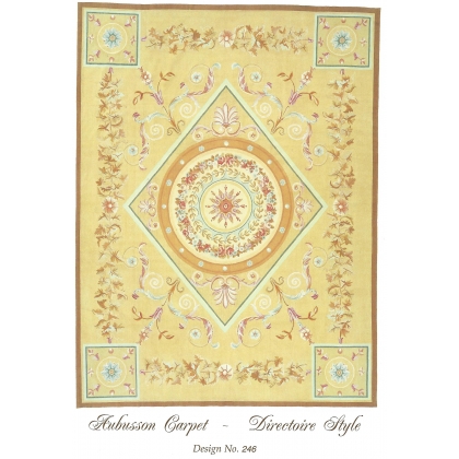  Tapis Aubusson style Directoire, dessin sur  Moinat SA  - Antiquités décoration