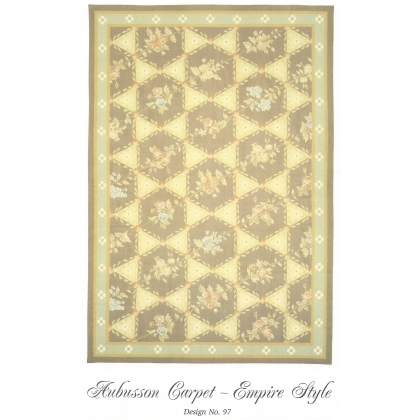  Tapis Aubusson style Empire, dessin 97 sur  Moinat SA  - Antiquités décoration