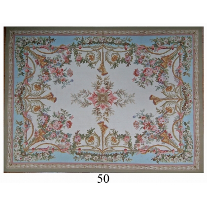  Tapis Aubusson style Louis XVI, dessin sur  Moinat SA  - Antiquités décoration