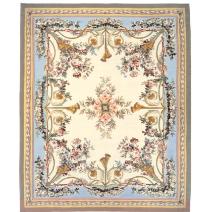  Tapis Aubusson style Louis XVI, dessin sur  Moinat SA  - Antiquités décoration