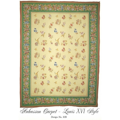  Tapis Aubusson style Louis XVI, dessin sur  Moinat SA  - Antiquités décoration