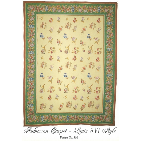  Tapis Aubusson style Louis XVI, dessin sur  Moinat SA  - Antiquités décoration