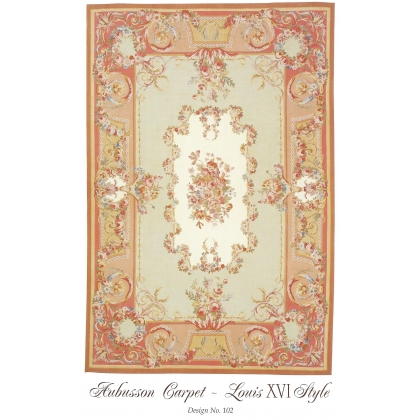  Tapis Aubusson style Louis XVI, dessin sur  Moinat SA  - Antiquités décoration