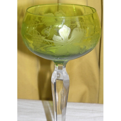 Set of 10 stemmed glasses, by  Moinat SA  - Antiques and home décor