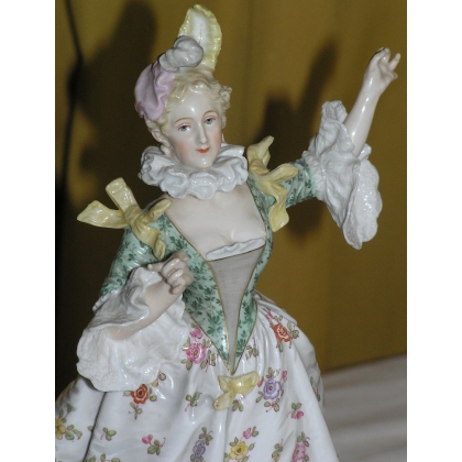 Pair of figurines: ‘Woman’ and ‘Man’ by Moinat SA – Antiques and decorative items