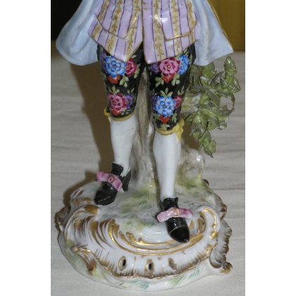 Pair of figurines: ‘Woman’ and ‘Man’ by Moinat SA – Antiques and decorative items