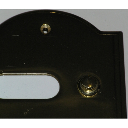 Doorbell plate, in polished brass, from  Moinat SA  - Antiques and decorative items