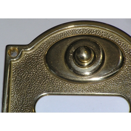Rectangular doorbell plate, made of brass, from  Moinat SA  - Antiques and home décor