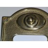Rectangular doorbell plate, made of brass, from  Moinat SA  - Antiques and home décor