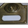 Rectangular doorbell plate, made of brass, from  Moinat SA  - Antiques and home décor