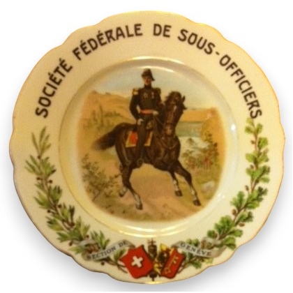 Assiette \"Société fédérale de