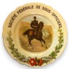  Assiette "Société fédérale de sur  Moinat SA  - Antiquités décoration