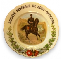 Assiette "Société fédérale de