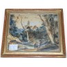 Acuarela firmada por GIRARDET.  en Moinat SA  - Antigüedades y decoración -  Gouaches, acuarelas, pasteles