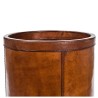 Large brown leather umbrella stand, from  Moinat SA  - Antiques and home décor