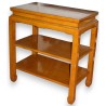  Table simple en bois laqué avec 2 sur  Moinat SA  - Antiquités décoration