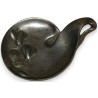 Cendrier 1900 \"Cyclamens\", en bronze