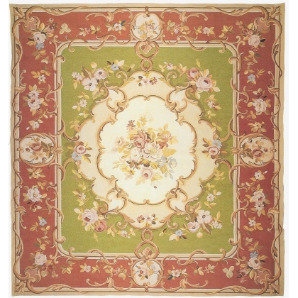 Carpet Aubusson style Louis Philippe,