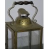  Lanterne a suspendre carrée en laiton sur  Moinat SA  - Antiquités décoration