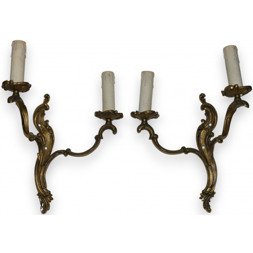 Pair of Louis XV-style wall lights by Moinat SA – Antiques and home décor