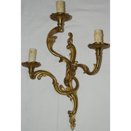 Pair of Louis XV-style wall lights by Moinat SA – Antiques and home décor