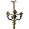 ‘Hunting Horn’ wall light in gilded bronze by Moinat SA – Antiques and decorative items