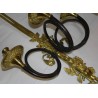 ‘Hunting Horn’ wall light in gilded bronze by Moinat SA – Antiques and decorative items
