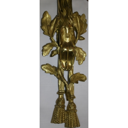 ‘Hunting Horn’ wall light in gilded bronze by Moinat SA – Antiques and decorative items