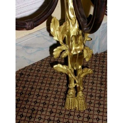 ‘Hunting Horn’ wall light in gilded bronze by Moinat SA – Antiques and decorative items