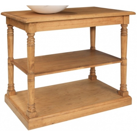 Treated pine washbasin unit at Moinat SA – Antiques and home décor
